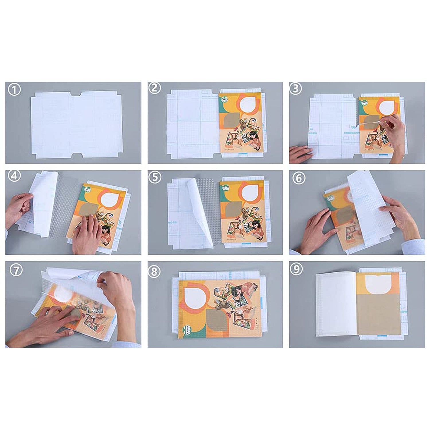 Premium Transparent Adhesive Book Cover Sheets (Mix Size / 30 Pc) Premium Transparent Adhesive Book Cover Sheets (Mix Size / 30 Pc)